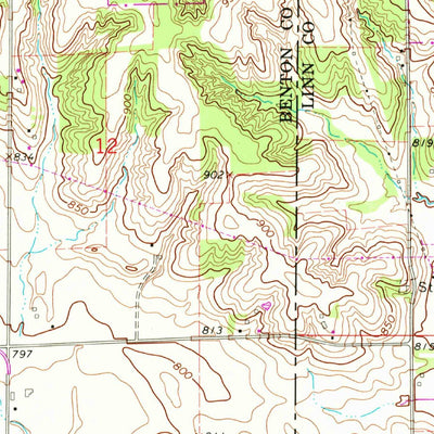 United States Geological Survey Shellsburg, IA (1968, 24000-Scale) digital map