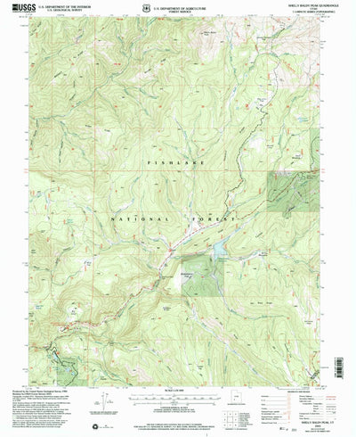 United States Geological Survey Shelly Baldy Peak, UT (2001, 24000-Scale) digital map
