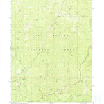 United States Geological Survey Shelly Creek Ridge, CA-OR (1982, 24000-Scale) digital map