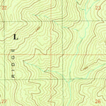 United States Geological Survey Shelly Creek Ridge, CA-OR (1982, 24000-Scale) digital map