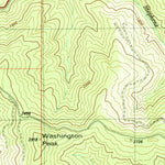 United States Geological Survey Shelly Creek Ridge, CA-OR (1982, 24000-Scale) digital map