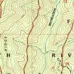 United States Geological Survey Shelly Creek Ridge, CA-OR (1997, 24000-Scale) digital map