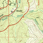 United States Geological Survey Shelly Creek Ridge, CA-OR (1997, 24000-Scale) digital map
