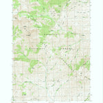 United States Geological Survey Shelly Mountain, ID (1991, 24000-Scale) digital map