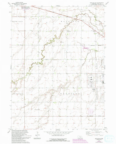 United States Geological Survey Shelton NE, NE (1962, 24000-Scale) digital map