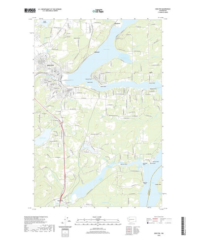 United States Geological Survey Shelton, WA (2020, 24000-Scale) digital map