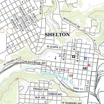 United States Geological Survey Shelton, WA (2020, 24000-Scale) digital map