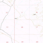 United States Geological Survey Shenandoah Peak, NV-CA (1956, 62500-Scale) digital map
