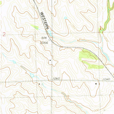 United States Geological Survey Shenandoah West, IA (1978, 24000-Scale) digital map