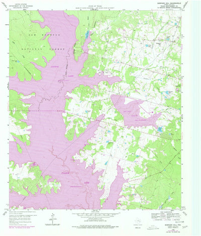 United States Geological Survey Shepard Hill, TX (1958, 24000-Scale) digital map