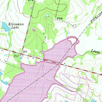 United States Geological Survey Shepard Hill, TX (1958, 24000-Scale) digital map