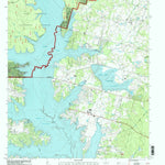 United States Geological Survey Shepard Hill, TX (1997, 24000-Scale) digital map