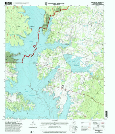 United States Geological Survey Shepard Hill, TX (1997, 24000-Scale) digital map