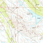United States Geological Survey Shepard Reservoir, WY-MT (1984, 24000-Scale) digital map