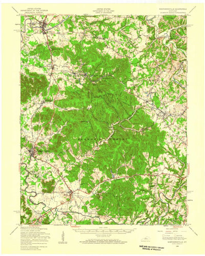 United States Geological Survey Sheperdsville, KY (1949, 62500-Scale) digital map