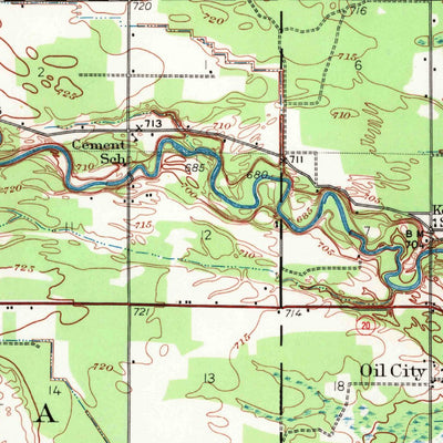 United States Geological Survey Shepherd, MI (1930, 62500-Scale) digital map