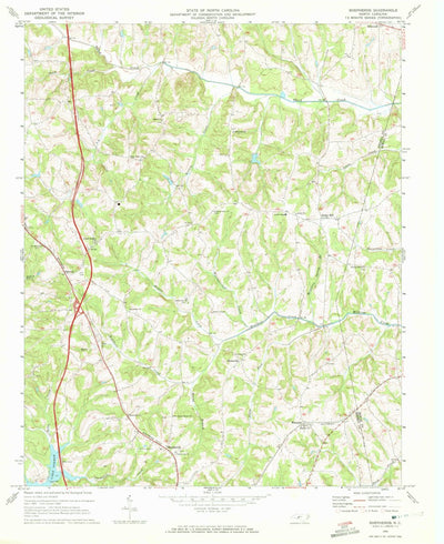 United States Geological Survey Shepherds, NC (1969, 24000-Scale) digital map