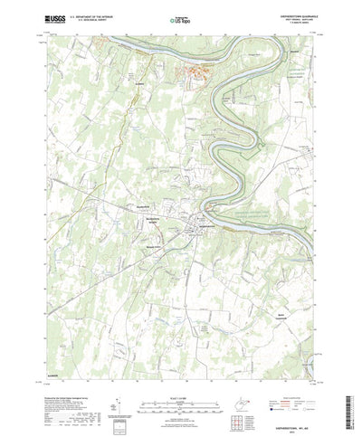 United States Geological Survey Shepherdstown, WV (2023, 24000-Scale) digital map