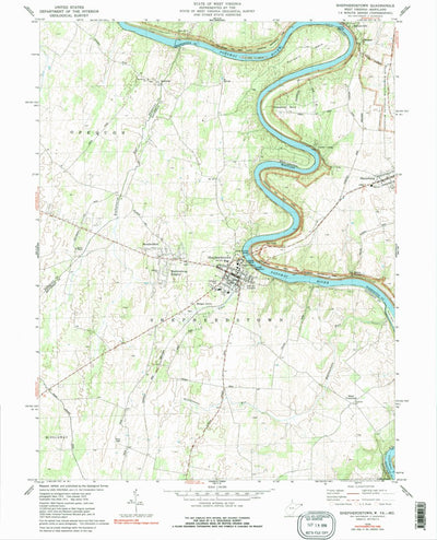 United States Geological Survey Shepherdstown, WV-MD (1978, 24000-Scale) digital map
