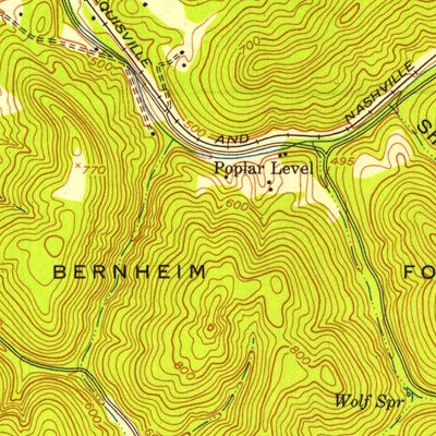 United States Geological Survey Shepherdsville, KY (1949, 24000-Scale) digital map