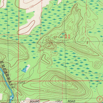 United States Geological Survey Shepley, WI (1982, 24000-Scale) digital map