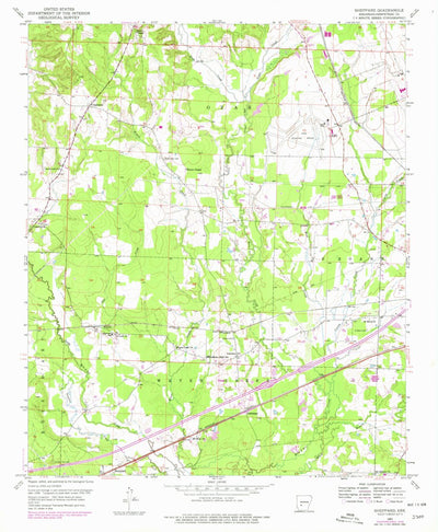 United States Geological Survey Sheppard, AR (1951, 24000-Scale) digital map