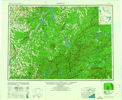 United States Geological Survey Sherbrooke, ME-NH-VT (1963, 250000-Scale) digital map