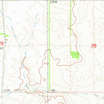 United States Geological Survey Sherbrooke, ND (1968, 24000-Scale) digital map