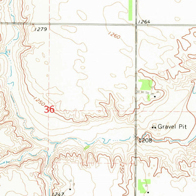 United States Geological Survey Sherbrooke, ND (1968, 24000-Scale) digital map