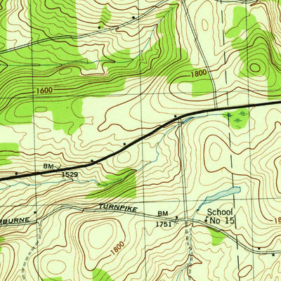 United States Geological Survey Sherburne, NY (1945, 31680-Scale) digital map