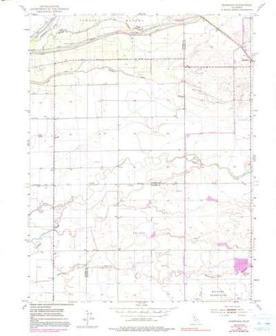 United States Geological Survey Sheridan, CA (1953, 24000-Scale) digital map