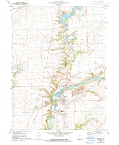 United States Geological Survey Sheridan, IL (1971, 24000-Scale) digital map