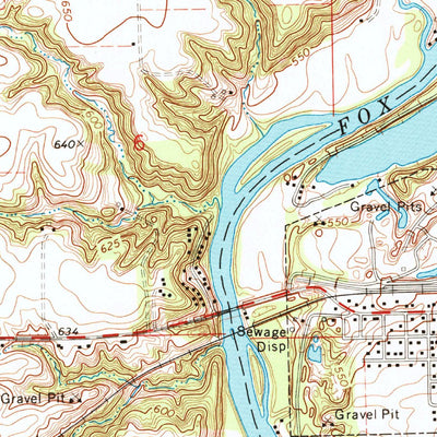 United States Geological Survey Sheridan, IL (1971, 24000-Scale) digital map