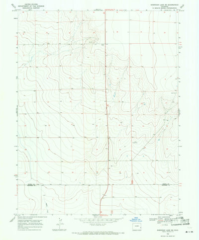 United States Geological Survey Sheridan Lake SE, CO (1968, 24000-Scale) digital map