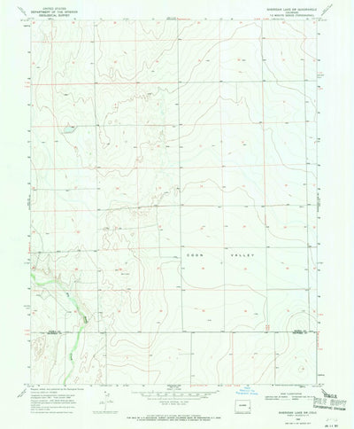 United States Geological Survey Sheridan Lake SW, CO (1968, 24000-Scale) digital map