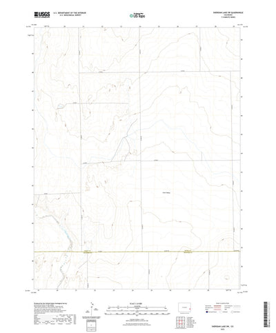 United States Geological Survey Sheridan Lake SW, CO (2022, 24000-Scale) digital map