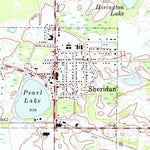 United States Geological Survey Sheridan, MI (1972, 24000-Scale) digital map