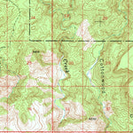 United States Geological Survey Sheridan Mountain, AZ (1947, 62500-Scale) digital map