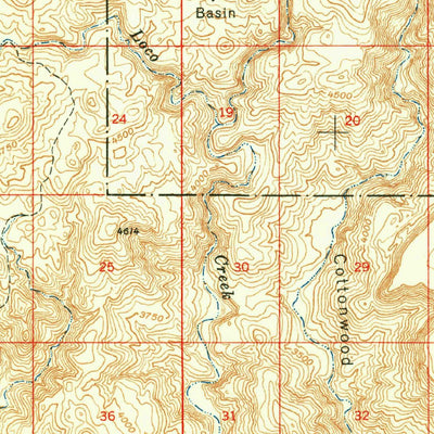 United States Geological Survey Sheridan Mountain, AZ (1950, 62500-Scale) digital map