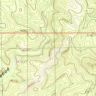 United States Geological Survey Sheridan Mountain, AZ (1986, 24000-Scale) digital map