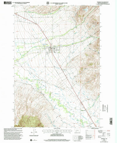 United States Geological Survey Sheridan, MT (1997, 24000-Scale) digital map