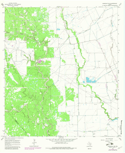 United States Geological Survey Sheridan NE, TX (1965, 24000-Scale) digital map