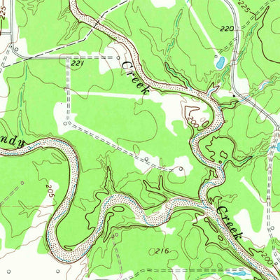 United States Geological Survey Sheridan NE, TX (1965, 24000-Scale) digital map