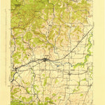United States Geological Survey Sheridan, OR (1942, 62500-Scale) digital map