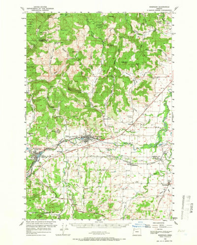 United States Geological Survey Sheridan, OR (1956, 62500-Scale) digital map