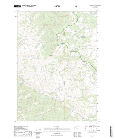 United States Geological Survey Sheridan Pass, WY (2023, 24000-Scale) digital map