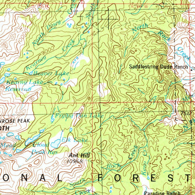 United States Geological Survey Sheridan, WY-MT (1955, 250000-Scale) digital map