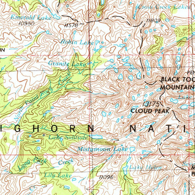 United States Geological Survey Sheridan, WY-MT (1955, 250000-Scale) digital map