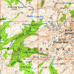 United States Geological Survey Sheridan, WY-MT (1962, 250000-Scale) digital map
