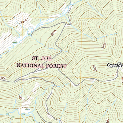 United States Geological Survey Sherlock Peak, ID (2020, 24000-Scale) digital map